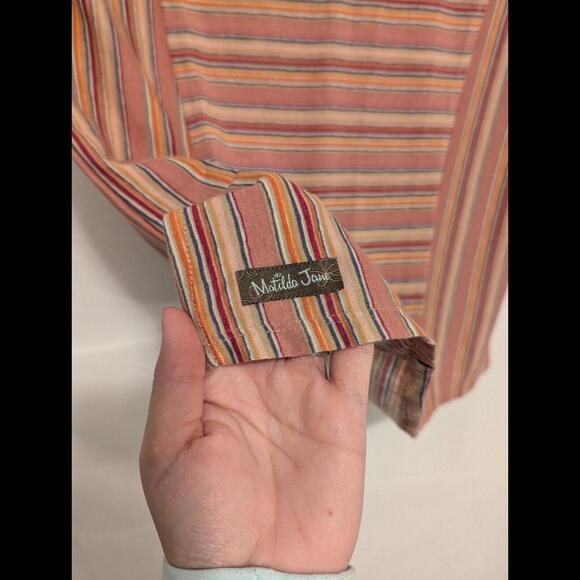 Matilda Jane Womens Heart to Heart On the Horizon Striped Top Shirt/XS - Picture 6 of 6